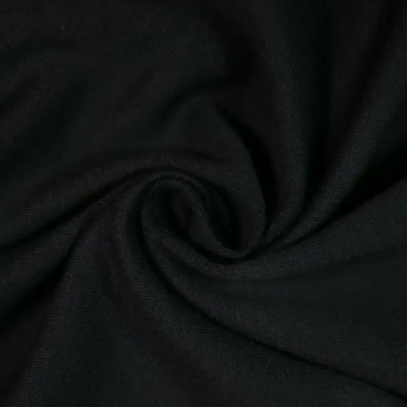 China Fabric for T-Shirt,Ruffle Shirt Dress,Strap Midi Dress Interlock Knit Fabric Cotton Polyester black color buy from China wholesaler bulk order at wholesale price free worldwide shipping Alibaba