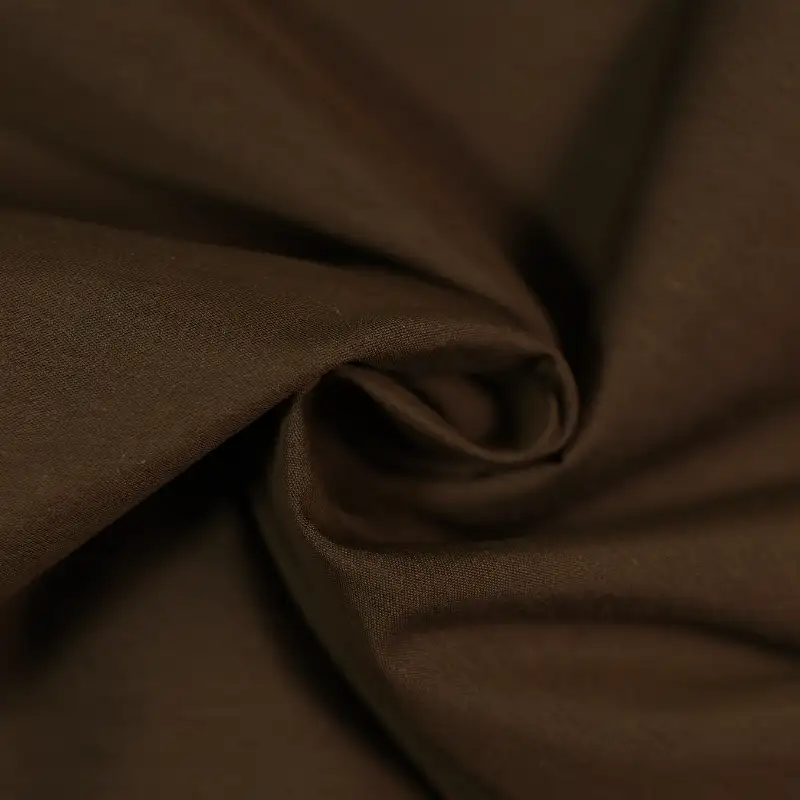 China Fabric for Shirt,Sleeveless Corset Midi Dress Nylon/Cotton Plain Woven Blended Fabric Cotton Nylon brown color buy from China wholesaler bulk order at wholesale price free worldwide shipping Alibaba