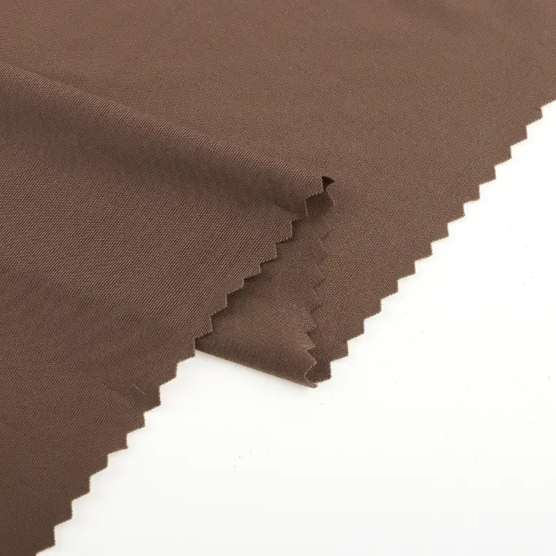 China Fabric for T-Shirt,Pajamas,Loungewear,Yoga Pants,Tracksuits Single Jersey Knit Fabric Cotton Brown、Khaki、Coffee、Blue color buy from China wholesaler bulk order at wholesale price free worldwide shipping Alibaba