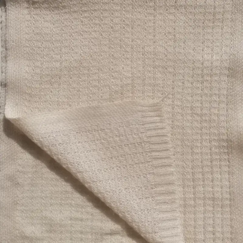 China Yarn for Ladies Vest (Sweater),Men’s Vest (Sweater),Open Cardigan (Sweater) Semi-Worsted Spun Regular Yarn Recycled Polyester Rayon Lily White color buy from China wholesaler bulk order at wholesale price free worldwide shipping Alibaba