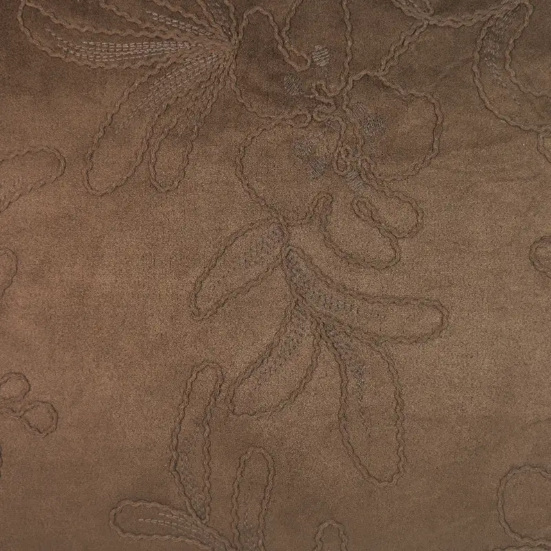 China Fabric for Jackets,Trench Coat Suede Knit Fabric Polyester Spandex brown color buy from China wholesaler bulk order at wholesale price free worldwide shipping Alibaba