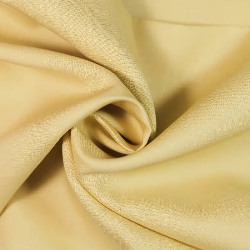 China Fabric for Skirt,Ruffle Shirt Dress,Strap Midi Dress Tencel/Cotton Plain Natural Woven Fabric Tencel Cotton coffee color buy from China wholesaler bulk order at wholesale price free worldwide shipping Alibaba