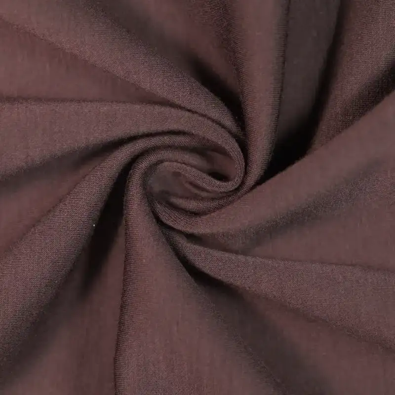 China Fabric for Jackets,Hoodie,Tracksuits Scuba Knit Fabric Polyester Modal Spandex burgundy color buy from China wholesaler bulk order at wholesale price free worldwide shipping Alibaba