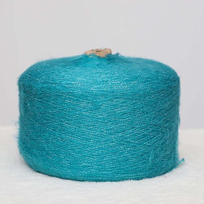 Mossy Yarn 68%Acrylic 31%Polyester 1%Spandex 1/7.5SNe Green