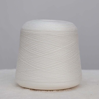 Core Spun Yarn 50%Recycled Polyester 28%PBT 22%Viscose 2/48SNe White