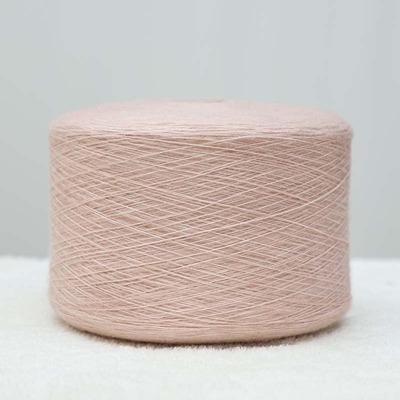 Air Spun Yarn 54%Nylon 38%Acrylic8%Wool 1/8SNm Pink