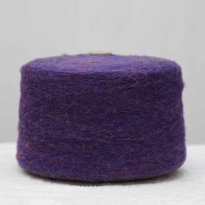 Mossy Yarn 69%Polyester 26%Acrylic5%Wool 1/5.2SNm Purple