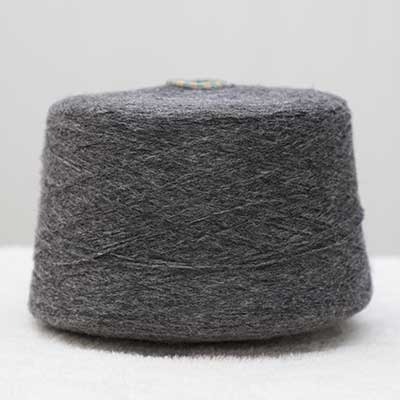 Air Spun Yarn 47%Polyester 47%Viscose 6%Nylon 1/5.5SNm Grey