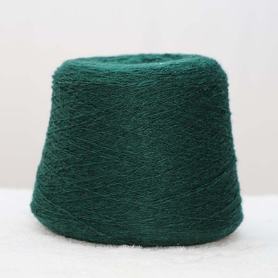 Core Spun Yarn 81%Acrylic 10%Nylon 9%Polyester 2/13SNm Green