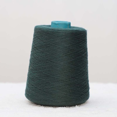 Semi-Worsted Spun 60%Cotton 30%Nylon 10%Wool 2/26SNm Green