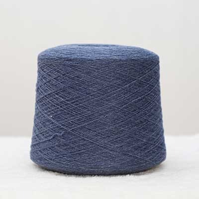 Woollen Spun 100%LambsWool 2/17SNm Denim