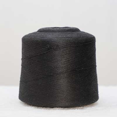 Core Spun Yarn 50%Eco Vero 28%PBT 22%Nylon 2/48SNm Black