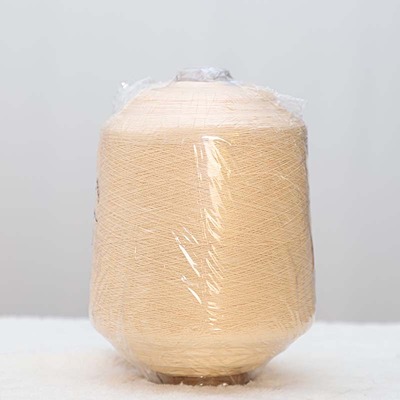 Double Twist Spun 65%Rayon 35%Nylon 1/24SNm Apricot