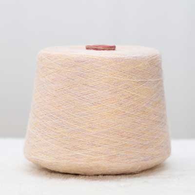 Mossy Yarn 60%Recycled Polyester 6%Nylon 5%Wool 27%Polystar 2%Spandex 1/9SNm Pink