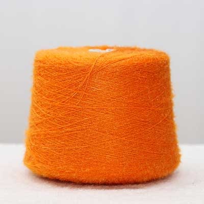 Feather Yarn 100%Polyester 1/7SNm Orange