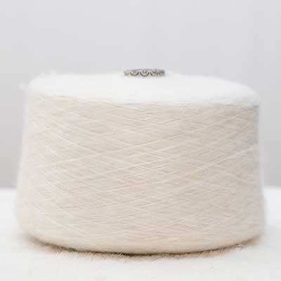 Mossy Yarn 100%Polyester 1/4.5SNm White