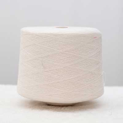 Mossy Yarn 50%Polyester 50%Recycled Polyester 1/15SNm Cream