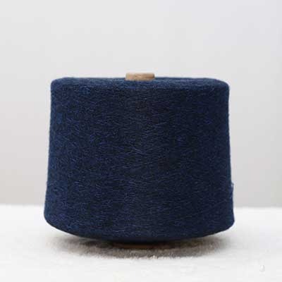 Mossy Yarn 50%Polyester 50%Recycled Polyester 1/15SNm Blue