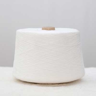 Mossy Yarn 50%Polyester 50%Recycled Polyester 1/15SNm White