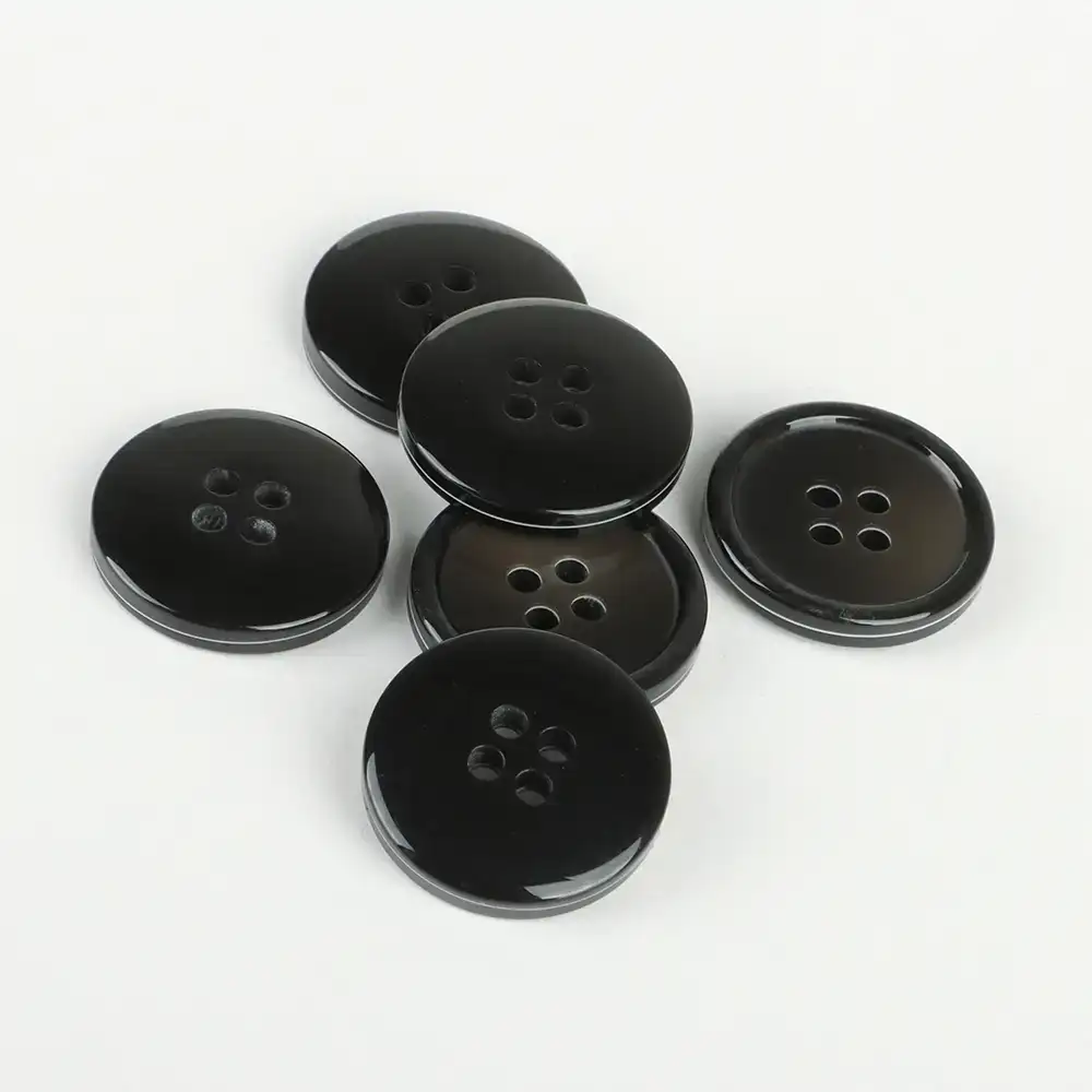 Black 4 holes Resin Button for Denim Jackets,Jackets,Trench Coat,Down Jacket,Overcoat buy garments accessories in bulk from China wholesaler at wholesale price free worldwide shipping Alibaba