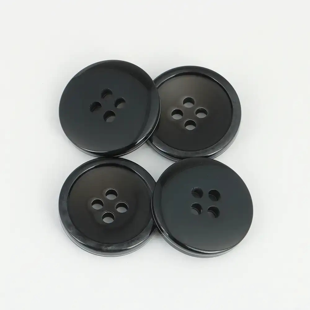 Black 4 holes Resin Button for Denim Jackets,Jackets,Trench Coat,Down Jacket,Overcoat buy garments accessories in bulk from China wholesaler at wholesale price free worldwide shipping Alibaba