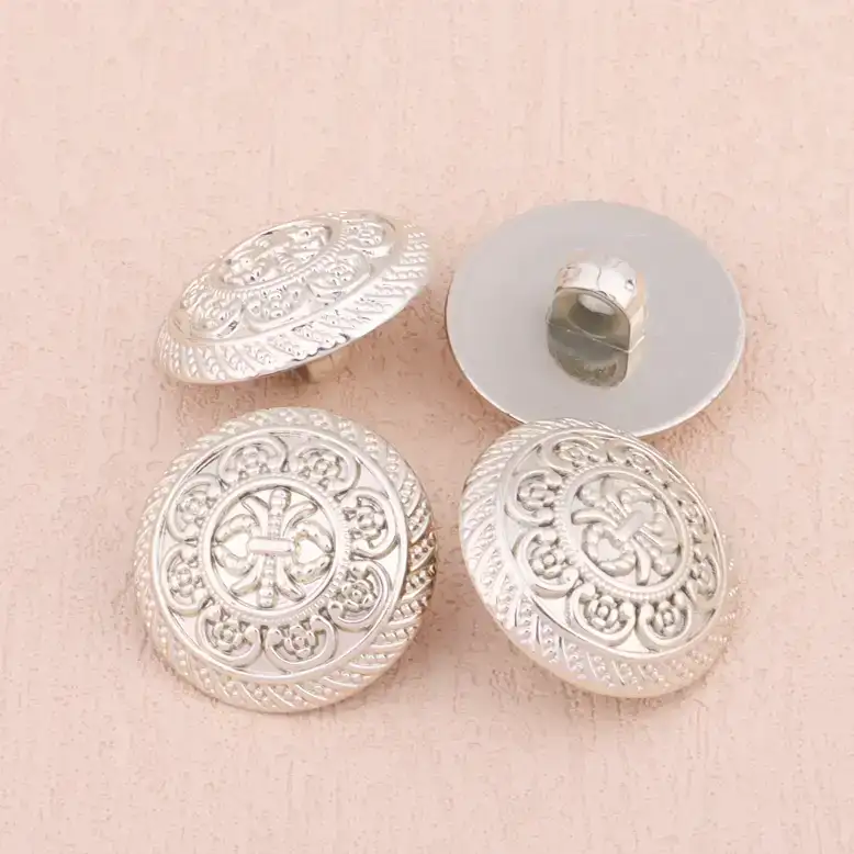 Silver 1 holes Plastic Button for Pants,Denim Jackets,Jackets,Blazer,Down Jacket,Overcoat buy garments accessories in bulk from China wholesaler at wholesale price free worldwide shipping Alibaba