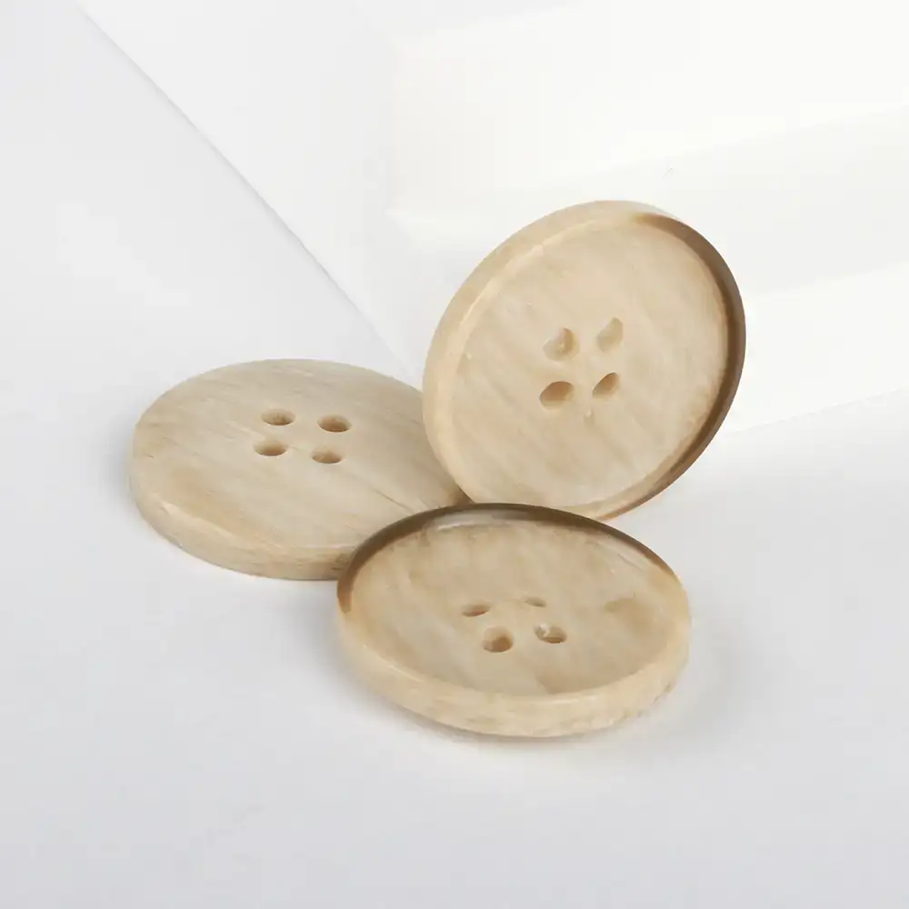 Cream 4 holes Resin Button for Overcoat buy garments accessories in bulk from China wholesaler at wholesale price free worldwide shipping Alibaba