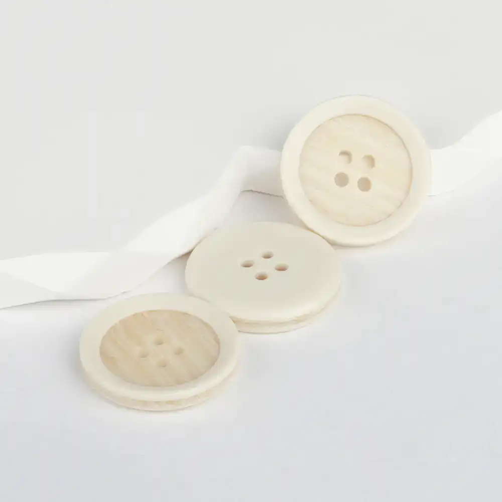 Cream 4 holes Resin Button for Overcoat buy garments accessories in bulk from China wholesaler at wholesale price free worldwide shipping Alibaba