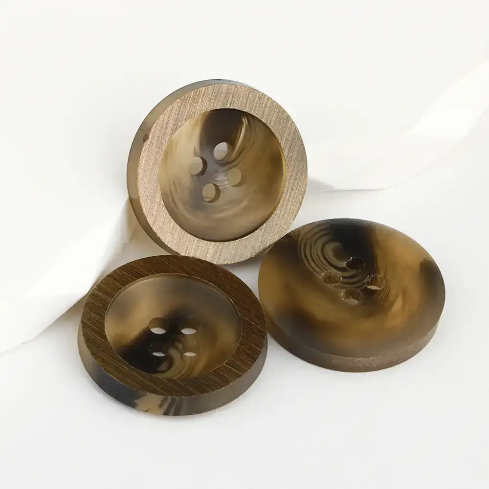 Brown 4 holes Resin Button for Overcoat buy garments accessories in bulk from China wholesaler at wholesale price free worldwide shipping Alibaba