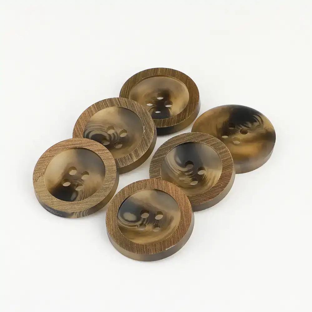 Brown 4 holes Resin Button for Overcoat buy garments accessories in bulk from China wholesaler at wholesale price free worldwide shipping Alibaba