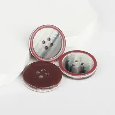 Red 4 holes Resin Button for Overcoat buy garments accessories in bulk from China wholesaler at wholesale price free worldwide shipping Alibaba