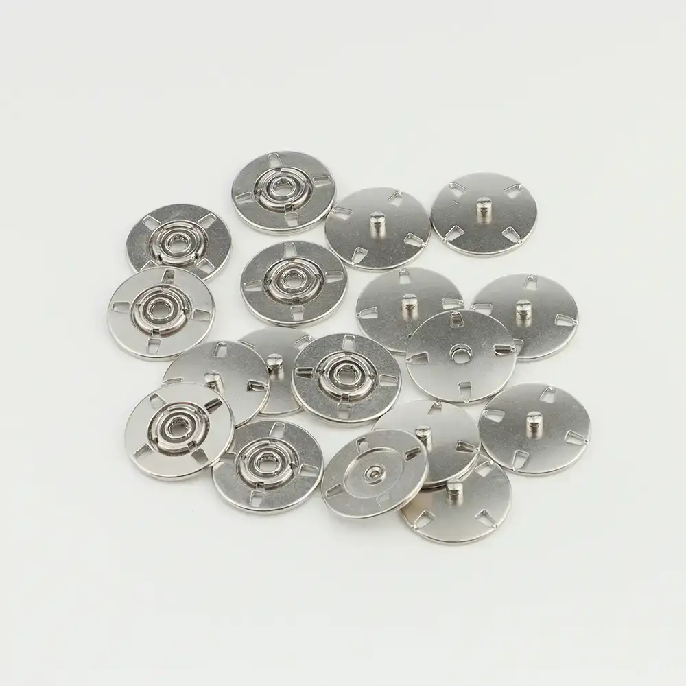 Silver 4 holes Metal Button  buy garments accessories in bulk from China wholesaler at wholesale price free worldwide shipping Alibaba