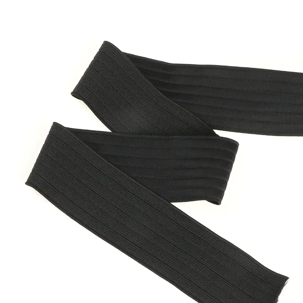 Black  Polyester Elastic / Tape for Shirt buy garments accessories in bulk from China wholesaler at wholesale price free worldwide shipping Alibaba