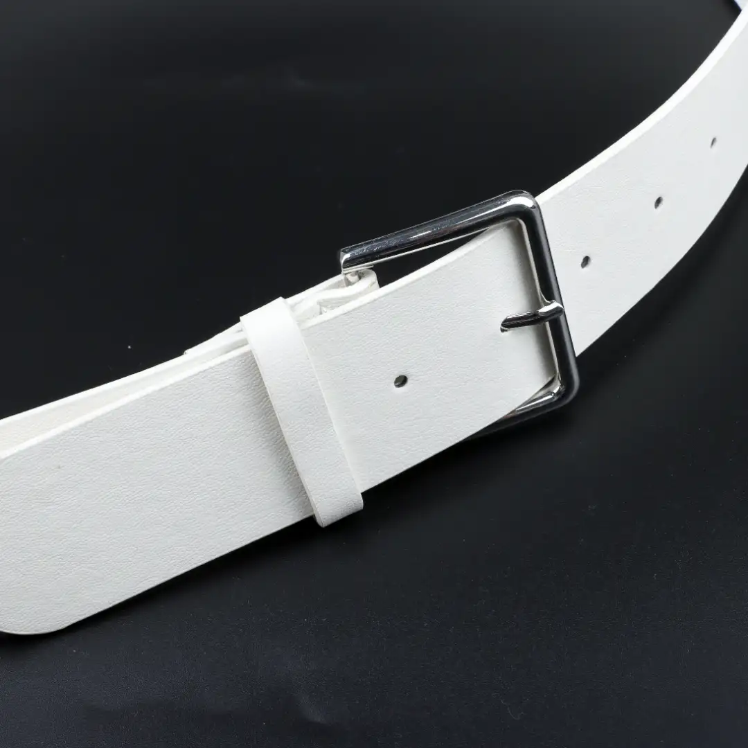 White  PU Belt for Jeans buy garments accessories in bulk from China wholesaler at wholesale price free worldwide shipping Alibaba