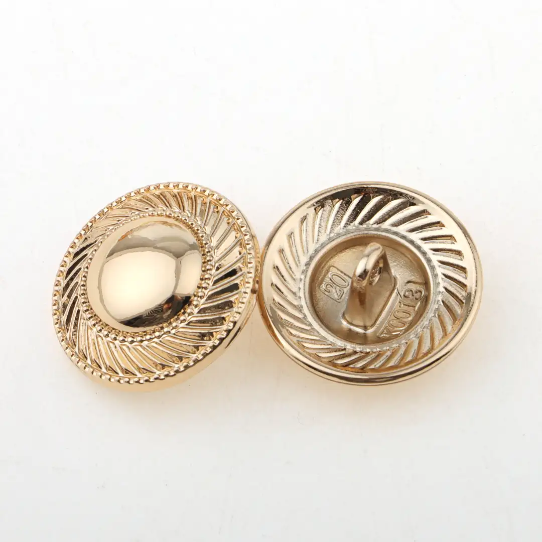 Gold 1 holes Metal Button for Overcoat buy garments accessories in bulk from China wholesaler at wholesale price free worldwide shipping Alibaba