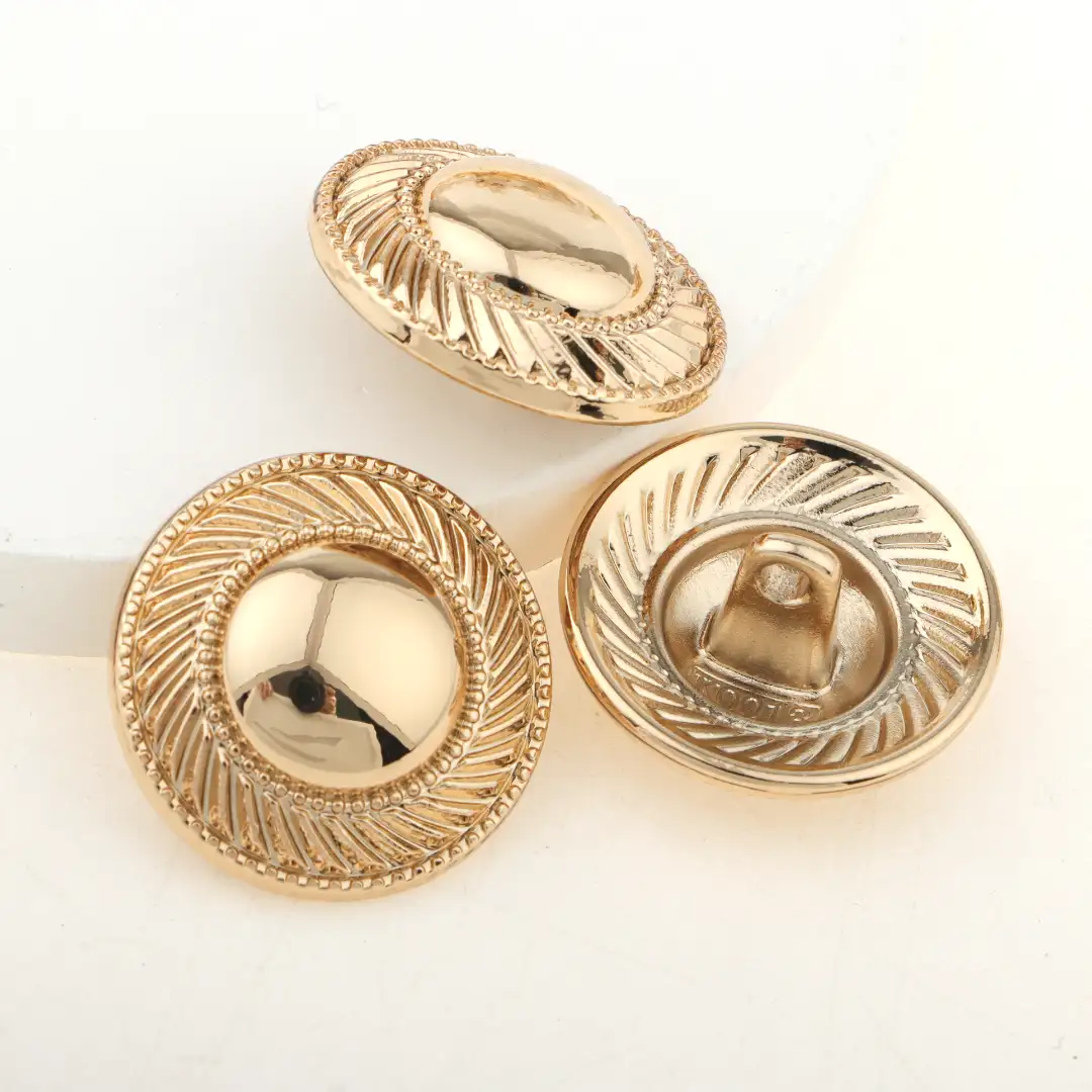 Gold 1 holes Metal Button for Overcoat buy garments accessories in bulk from China wholesaler at wholesale price free worldwide shipping Alibaba