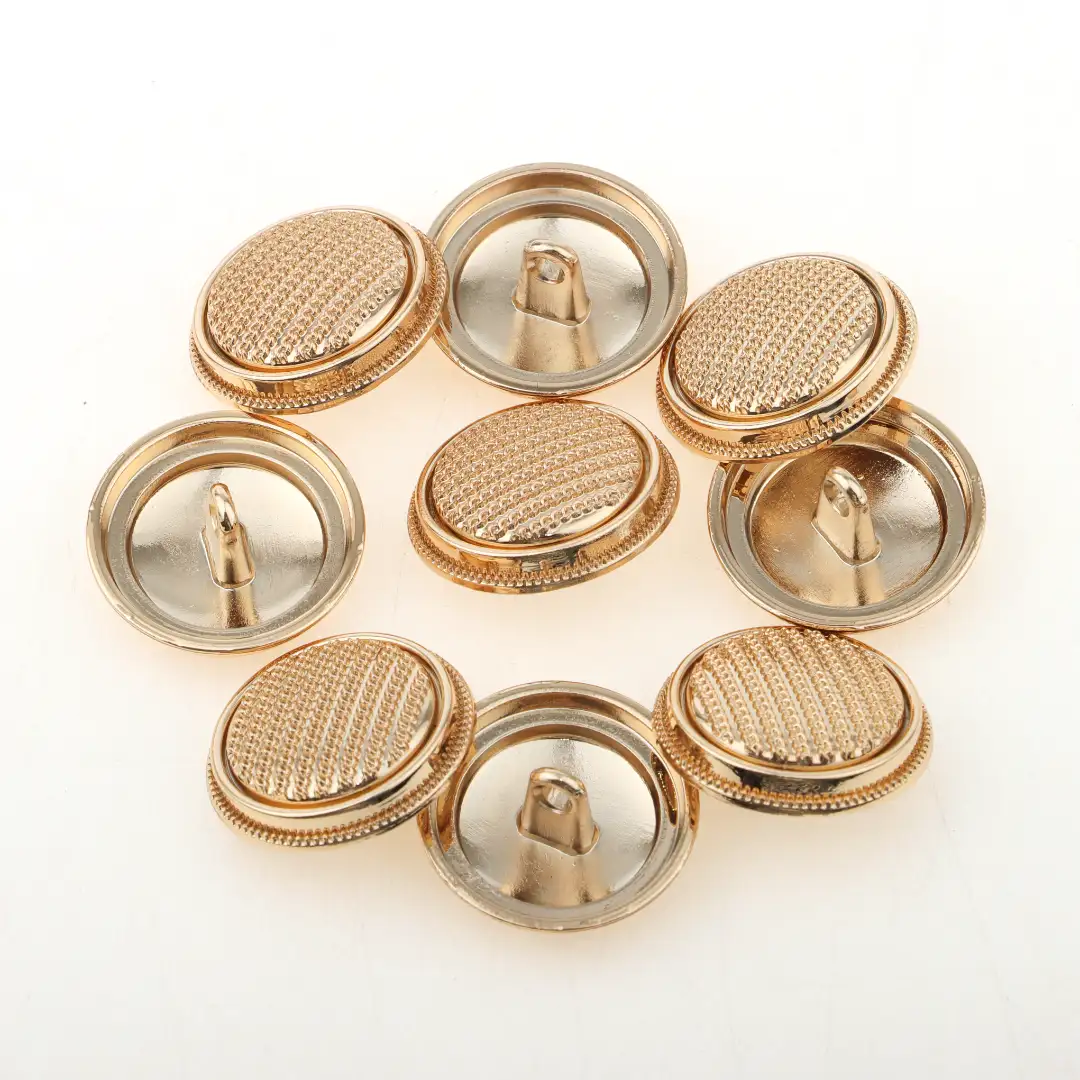 Gold 1 holes Metal Button for Overcoat buy garments accessories in bulk from China wholesaler at wholesale price free worldwide shipping Alibaba