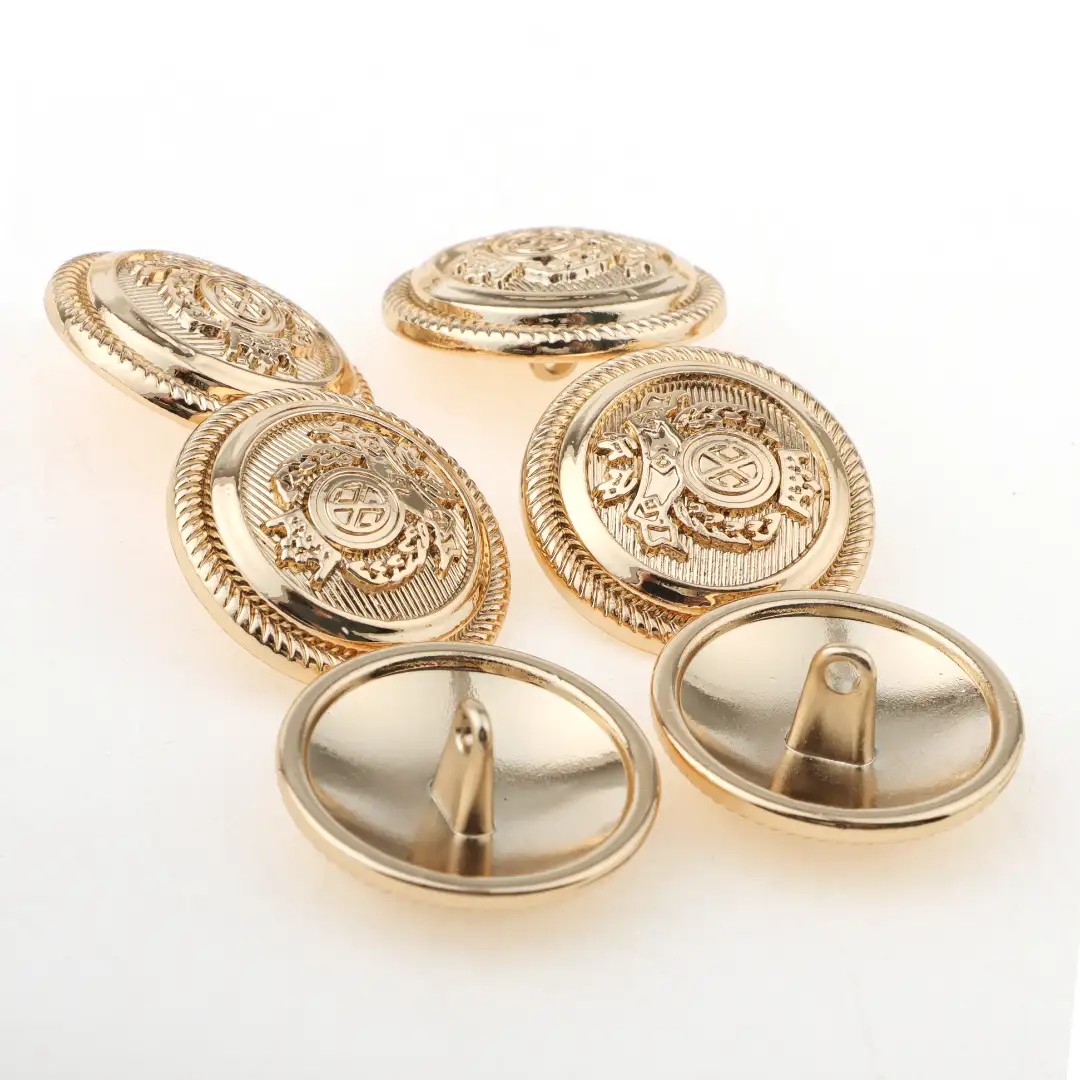 Gold 1 holes Metal Button for Overcoat buy garments accessories in bulk from China wholesaler at wholesale price free worldwide shipping Alibaba