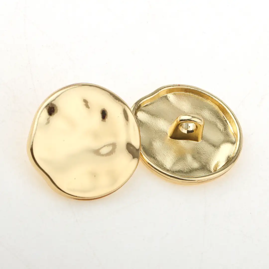 Gold 1 holes Metal Button for Overcoat buy garments accessories in bulk from China wholesaler at wholesale price free worldwide shipping Alibaba