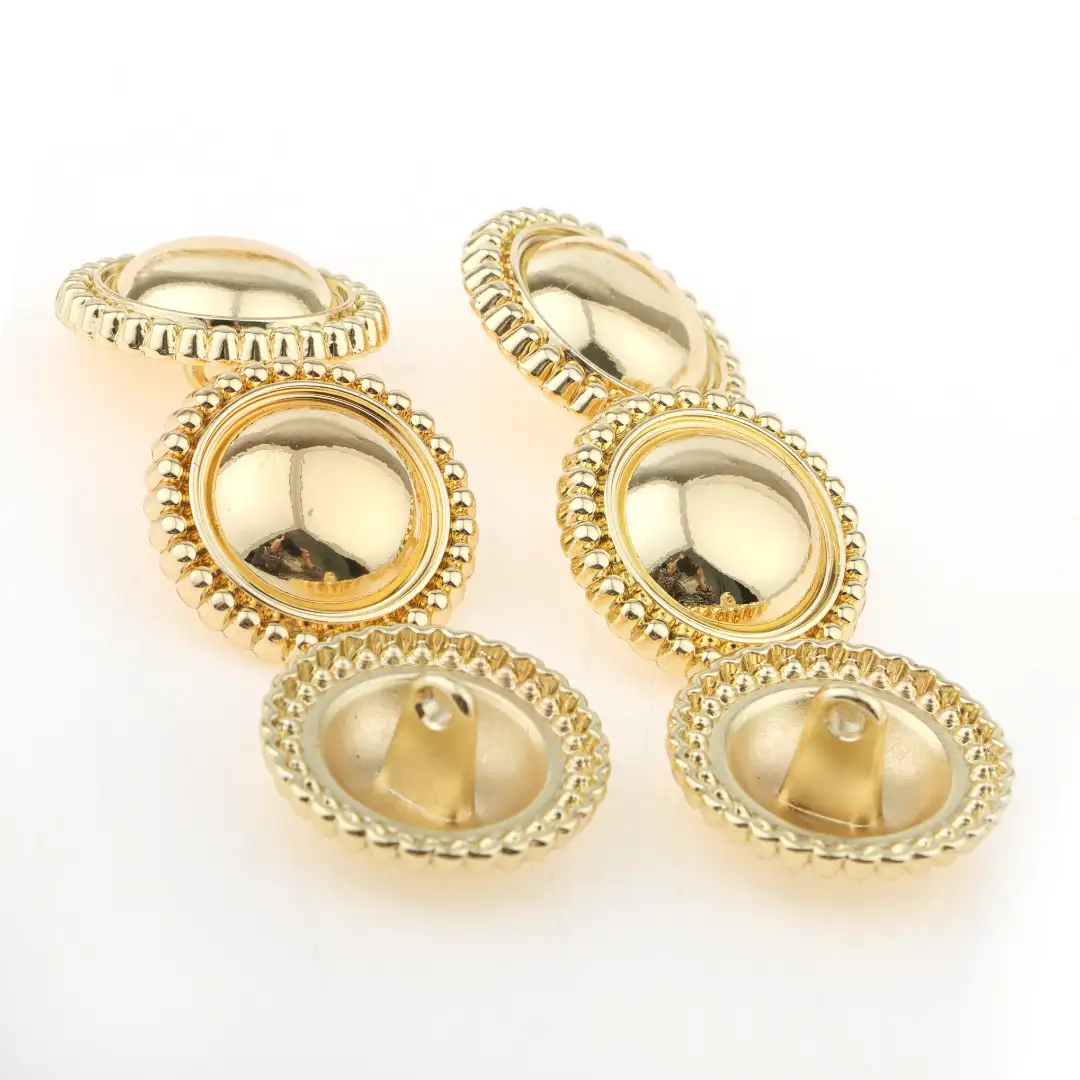 Gold 1 holes Metal Button for Overcoat buy garments accessories in bulk from China wholesaler at wholesale price free worldwide shipping Alibaba