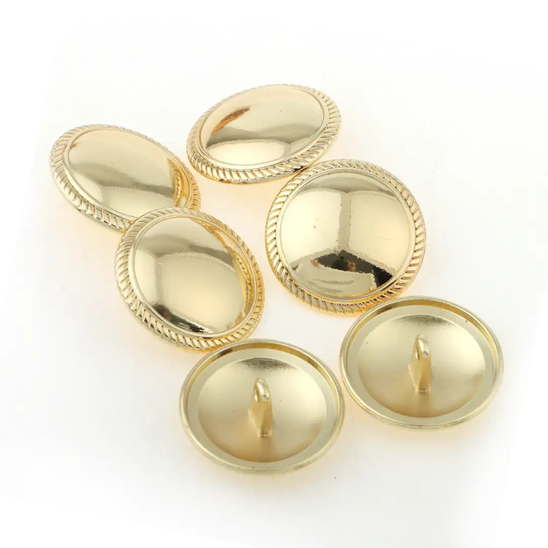 Gold 1 holes Metal Button for Overcoat buy garments accessories in bulk from China wholesaler at wholesale price free worldwide shipping Alibaba