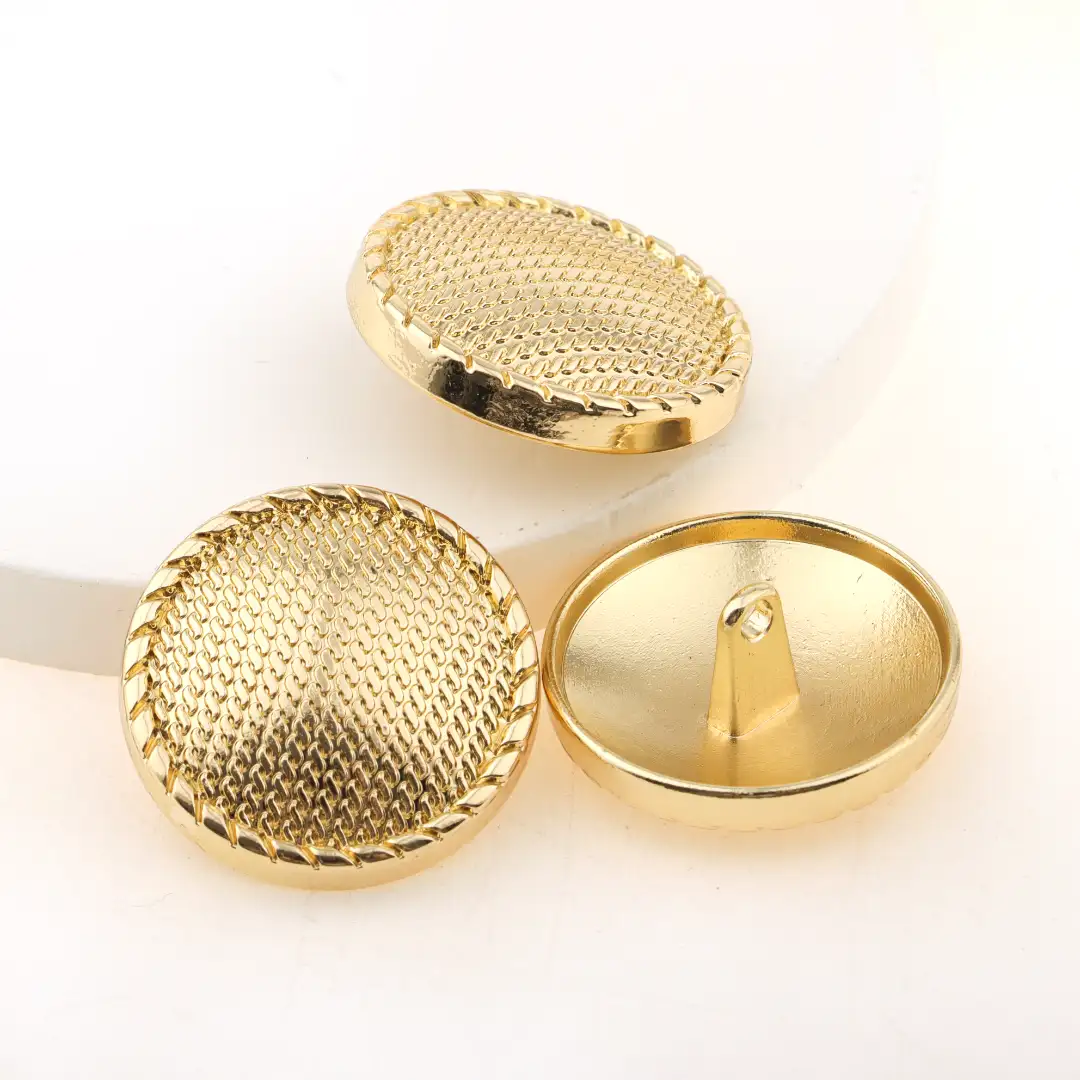 Gold 1 holes Metal Button for Overcoat buy garments accessories in bulk from China wholesaler at wholesale price free worldwide shipping Alibaba