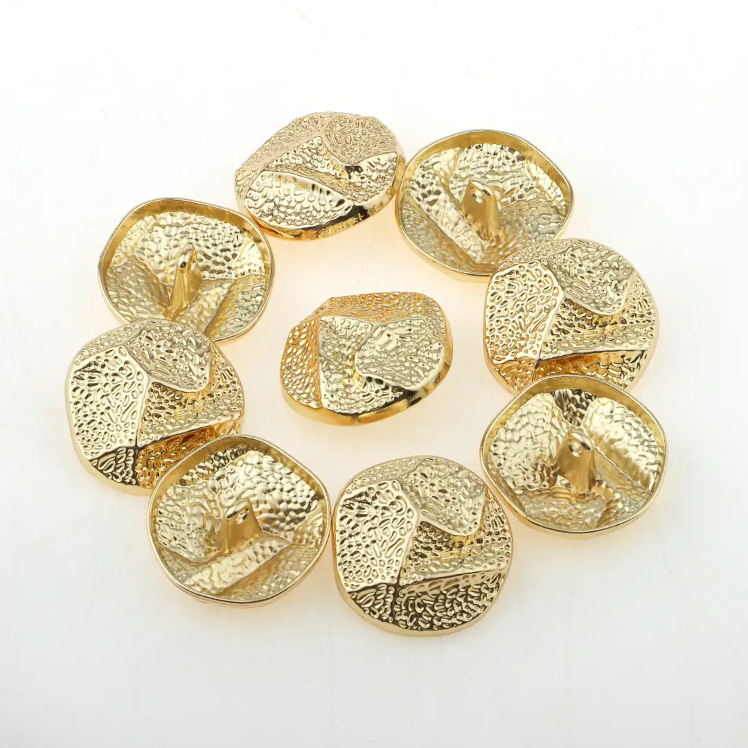 Gold 1 holes Metal Button for Overcoat buy garments accessories in bulk from China wholesaler at wholesale price free worldwide shipping Alibaba