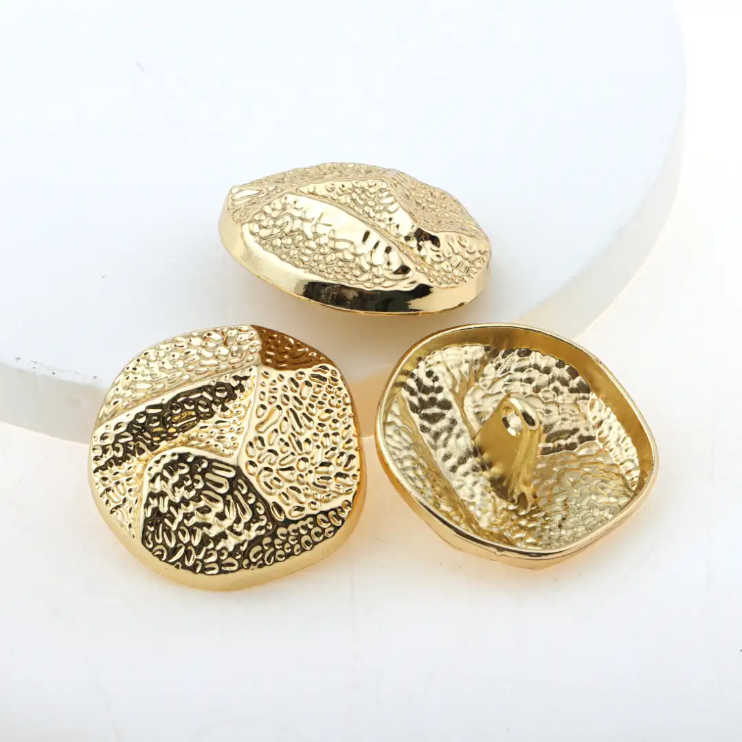 Gold 1 holes Metal Button for Overcoat buy garments accessories in bulk from China wholesaler at wholesale price free worldwide shipping Alibaba