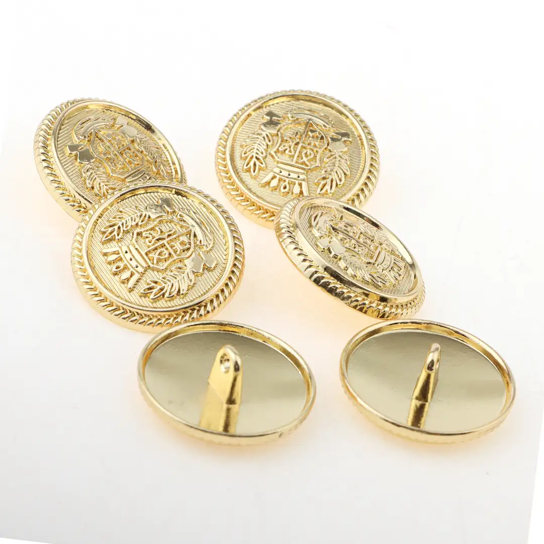 Gold 1 holes Metal Button for Overcoat buy garments accessories in bulk from China wholesaler at wholesale price free worldwide shipping Alibaba