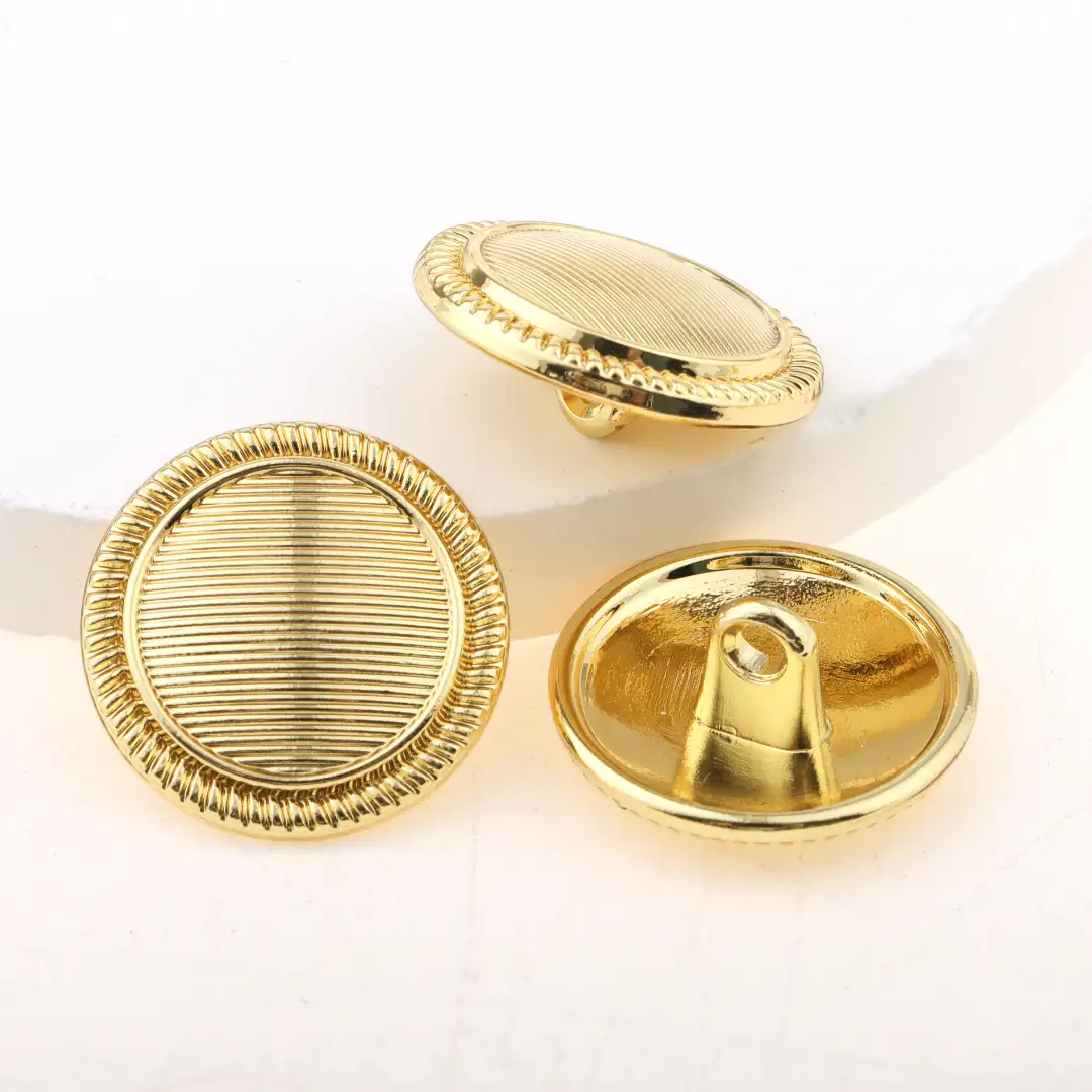 Gold 1 holes Metal Button for Overcoat buy garments accessories in bulk from China wholesaler at wholesale price free worldwide shipping Alibaba
