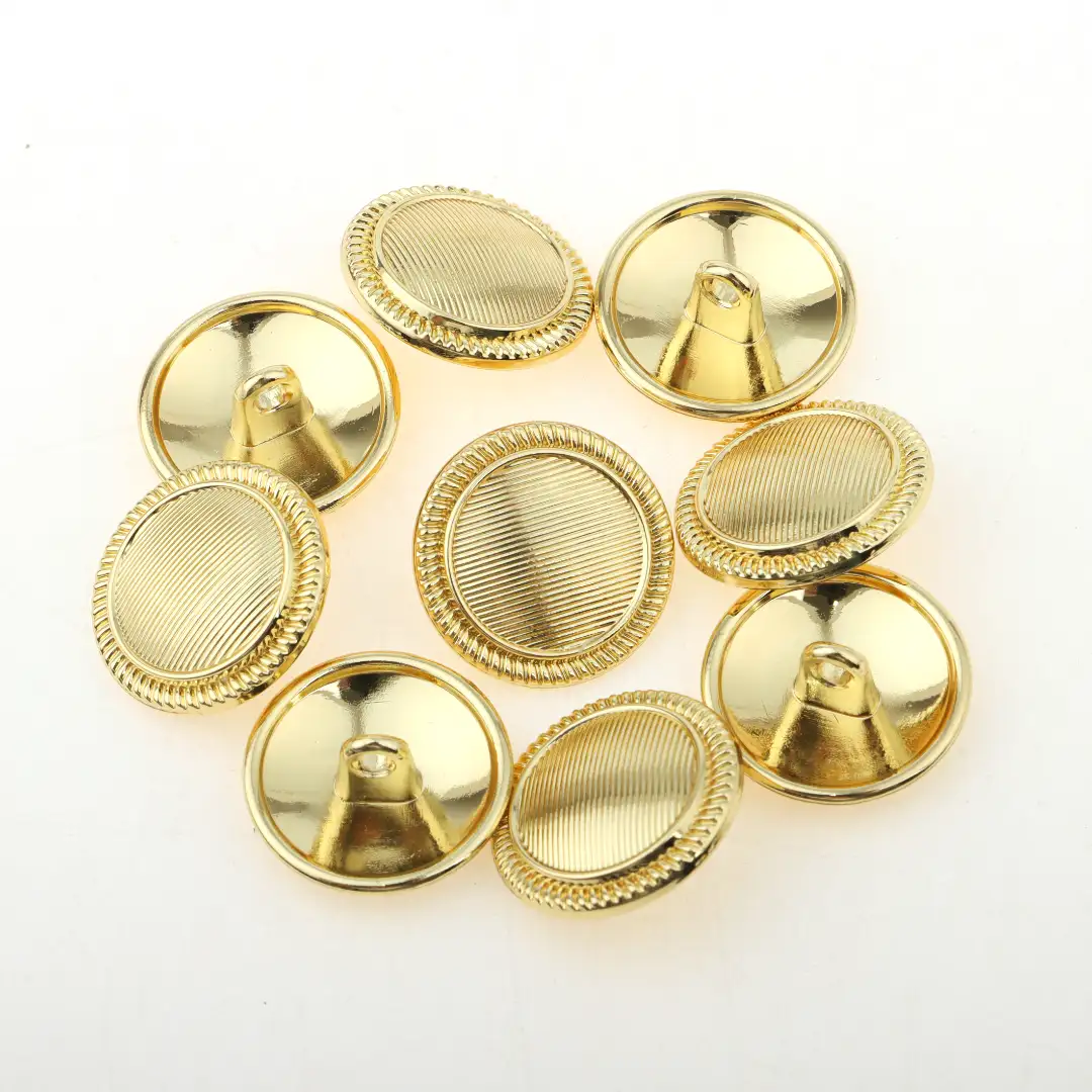 Gold 1 holes Metal Button for Overcoat buy garments accessories in bulk from China wholesaler at wholesale price free worldwide shipping Alibaba