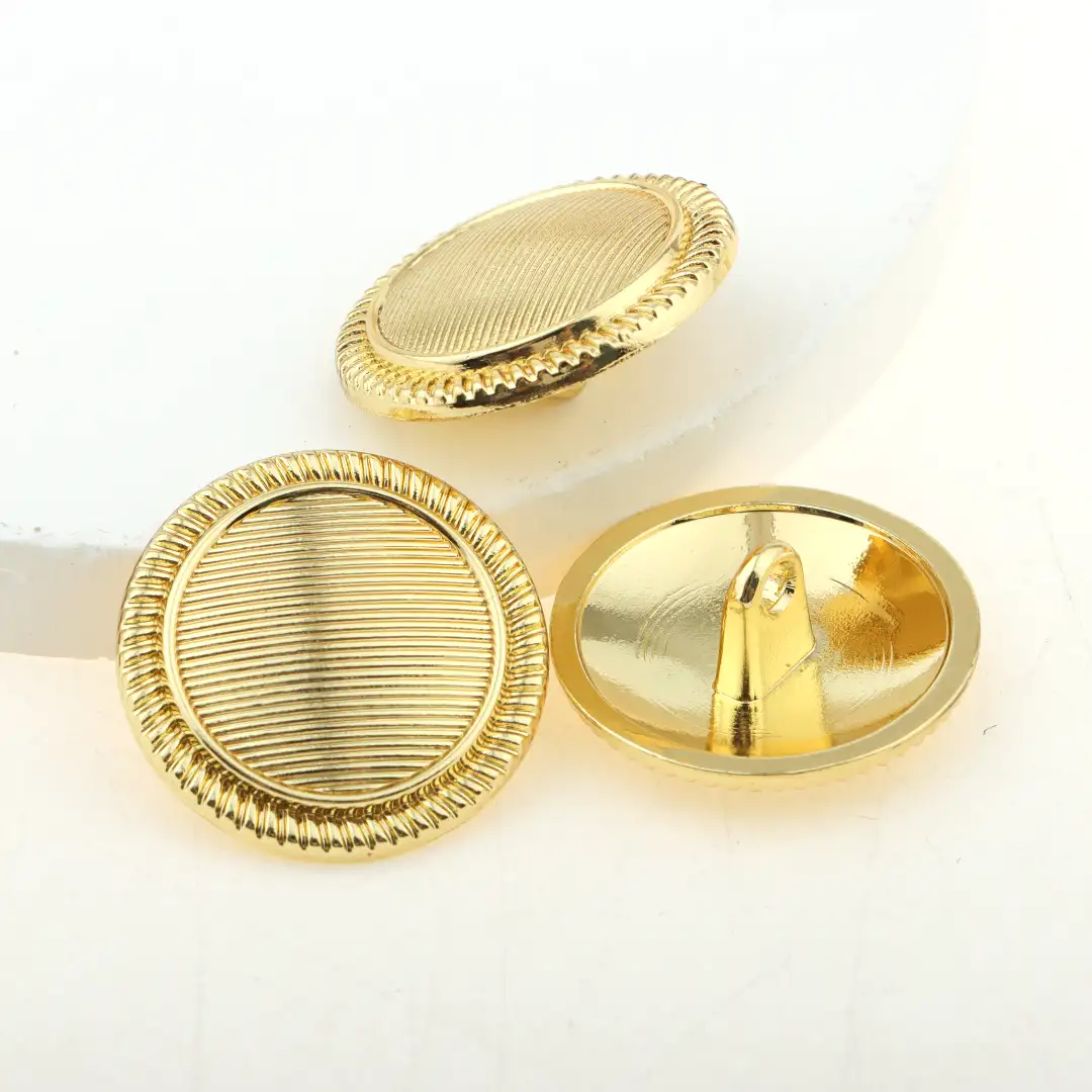 Gold 1 holes Metal Button for Overcoat buy garments accessories in bulk from China wholesaler at wholesale price free worldwide shipping Alibaba