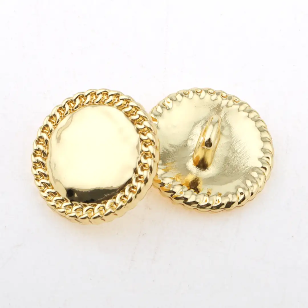 Gold 1 holes Metal Button for Overcoat buy garments accessories in bulk from China wholesaler at wholesale price free worldwide shipping Alibaba