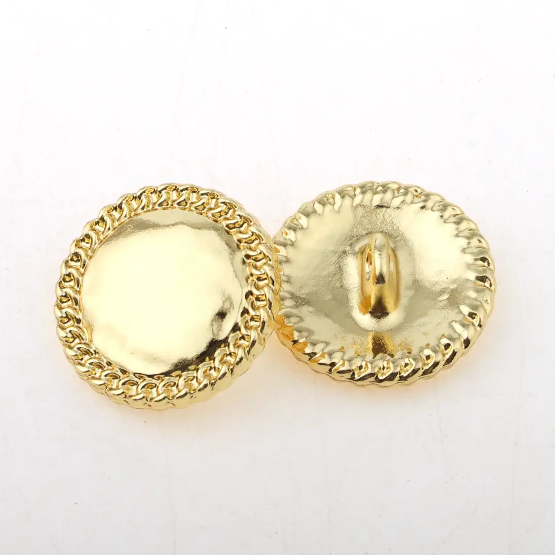Gold 1 holes Metal Button for Overcoat buy garments accessories in bulk from China wholesaler at wholesale price free worldwide shipping Alibaba